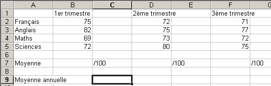 Cours Excel :Fonctions Excel